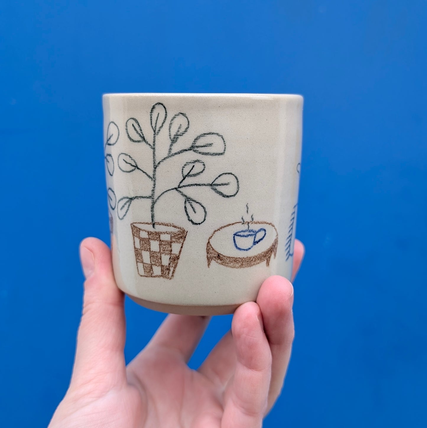 šálka mačička a rastlinky_240ml