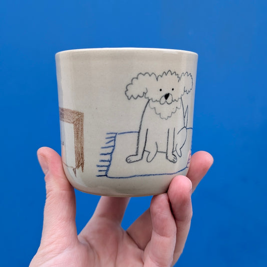 šálka psík na koberčeku_230ml