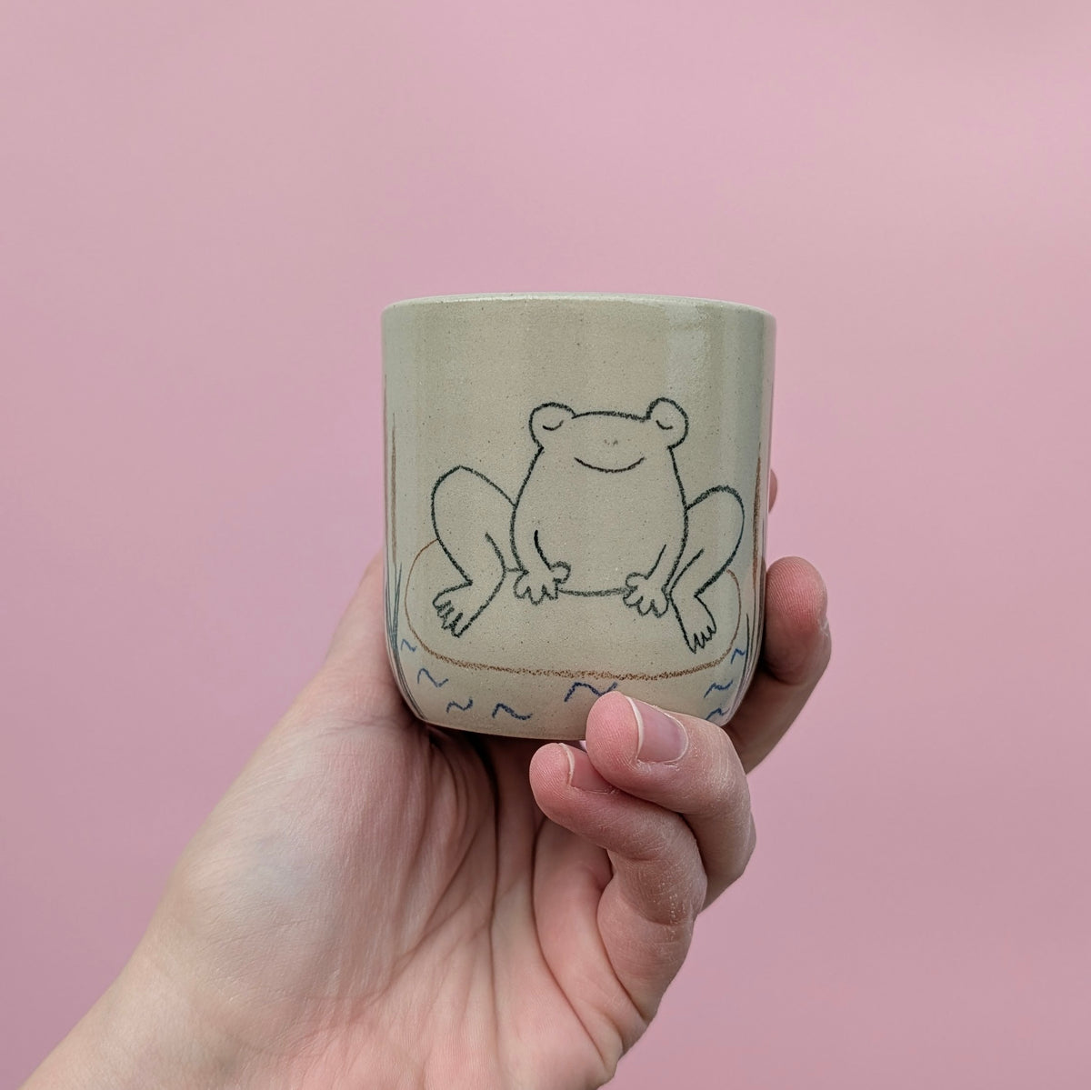 Šálka žabka v rákosí_150ml